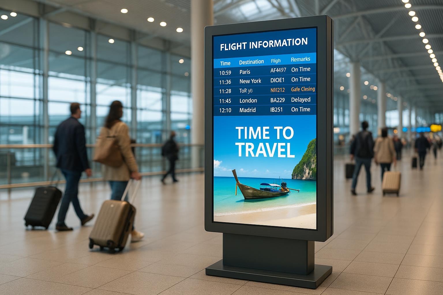 MUPI Digital Aeroporto