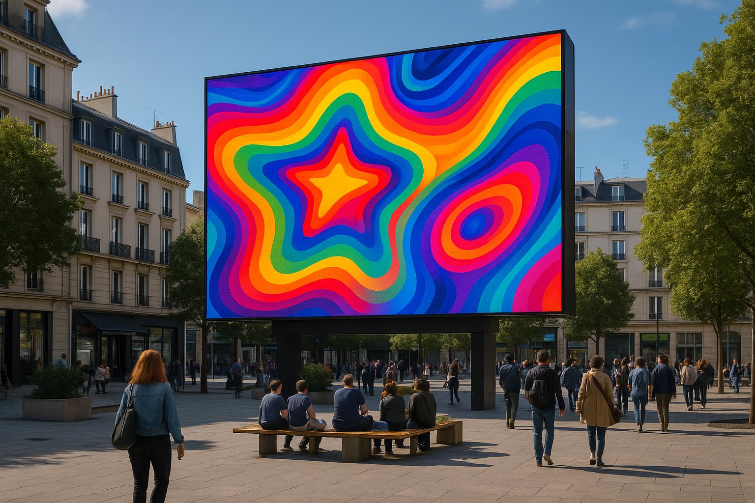 Painel LED Praça