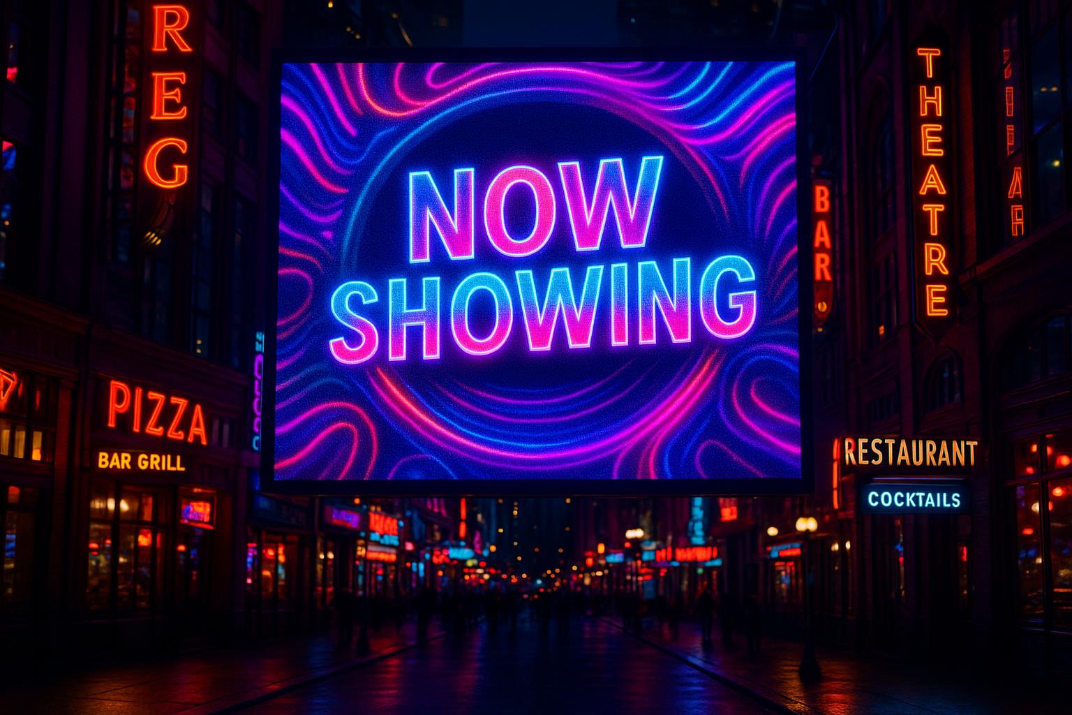 Painel LED Entretenimento